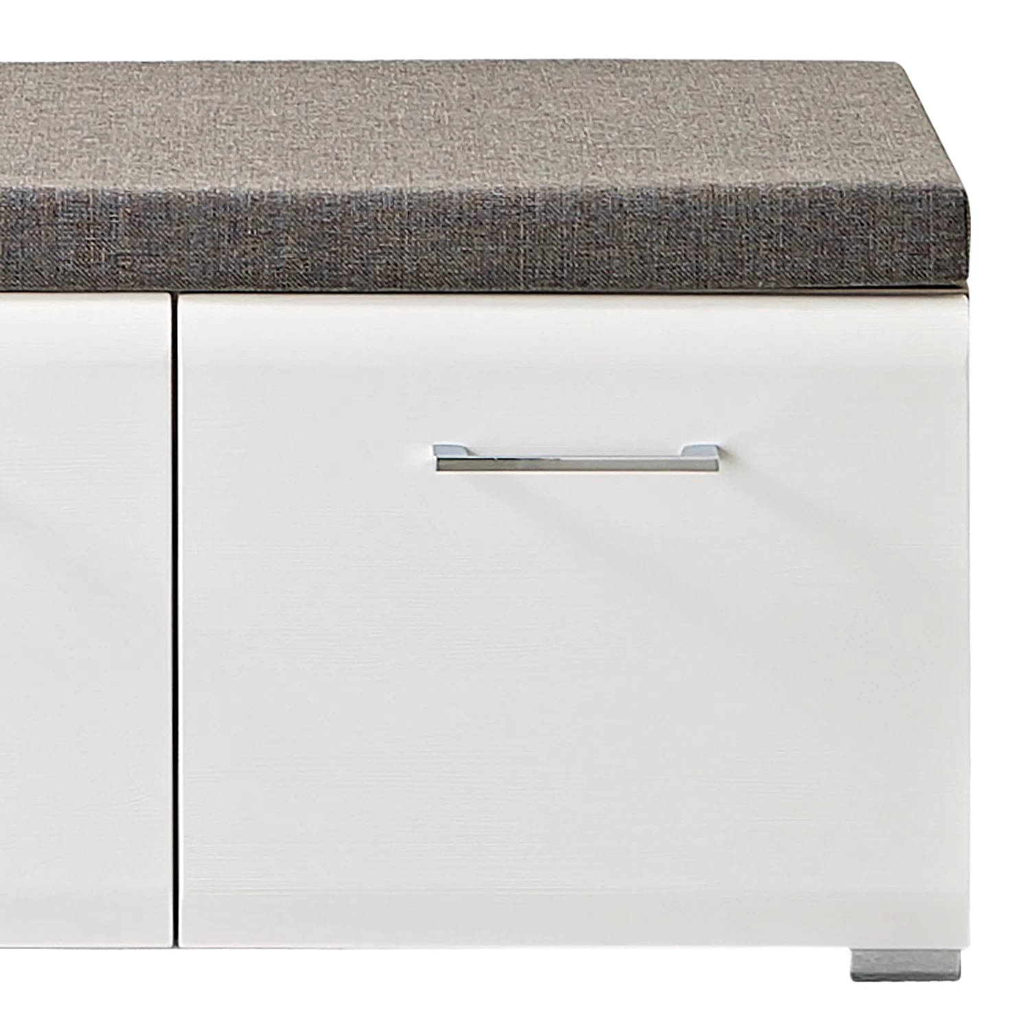 Mooved Banc de vestibule Samanta (avec coussin) - Gris / Blanc 10 Mooved Banc de vestibule Samanta (avec coussin) - Gris / Blanc – Image 8