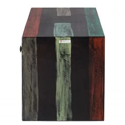 Wolf-Möbel Banc de vestibule Goa - Partiellement en manguier massif - Manguier marron foncé -Bancs Soldes Boutique 1000104034 191031 11340200036 DETAILS P000000001000104034