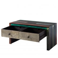 Wolf-Möbel Banc de vestibule Goa - Partiellement en manguier massif - Manguier marron foncé -Bancs Soldes Boutique 1000104034 191031 11340300037 DETAILS P000000001000104034