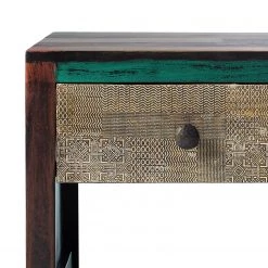 Wolf-Möbel Banc de vestibule Goa - Partiellement en manguier massif - Manguier marron foncé -Bancs Soldes Boutique 1000104034 191031 11340400039 DETAILS P000000001000104034