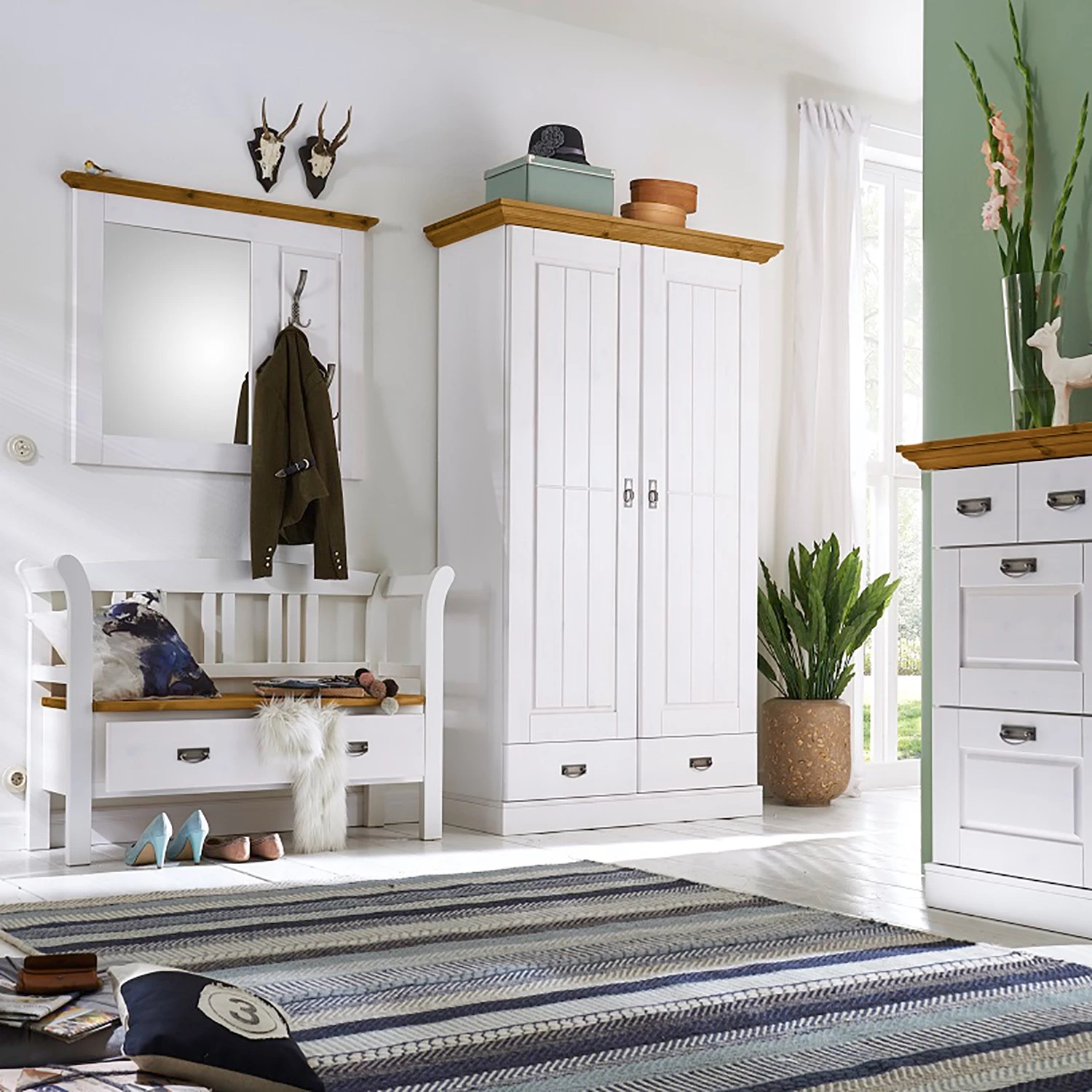 Maison Belfort Banc Fjord V - Epicéa blanc / Epicéa lessivé 4 Maison Belfort Banc Fjord V - Epicéa blanc / Epicéa lessivé – Image 2