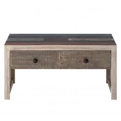 Wolf-Möbel Banc de vestibule Goa - Partiellement en manguier massif - Manguier blanc vintage -Bancs Soldes Boutique 1000117606 191008 06081100017 DETAILS P000000001000117606