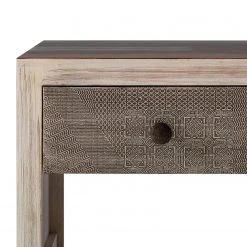 Wolf-Möbel Banc de vestibule Goa - Partiellement en manguier massif - Manguier blanc vintage -Bancs Soldes Boutique 1000117606 191008 06081100020 DETAILS P000000001000117606