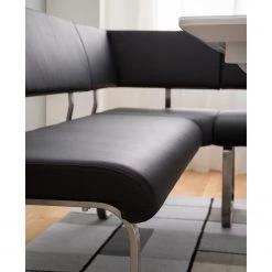 Fredriks Banquette d'angle Marco - Imitation cuir - Noir -Bancs Soldes Boutique 1000123533 200907 14220100033 DETAILS P000000001000123533