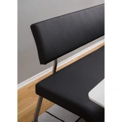 Fredriks Banquette d'angle Marco - Imitation cuir - Noir -Bancs Soldes Boutique 1000123533 200907 14220100034 DETAILS P000000001000123533