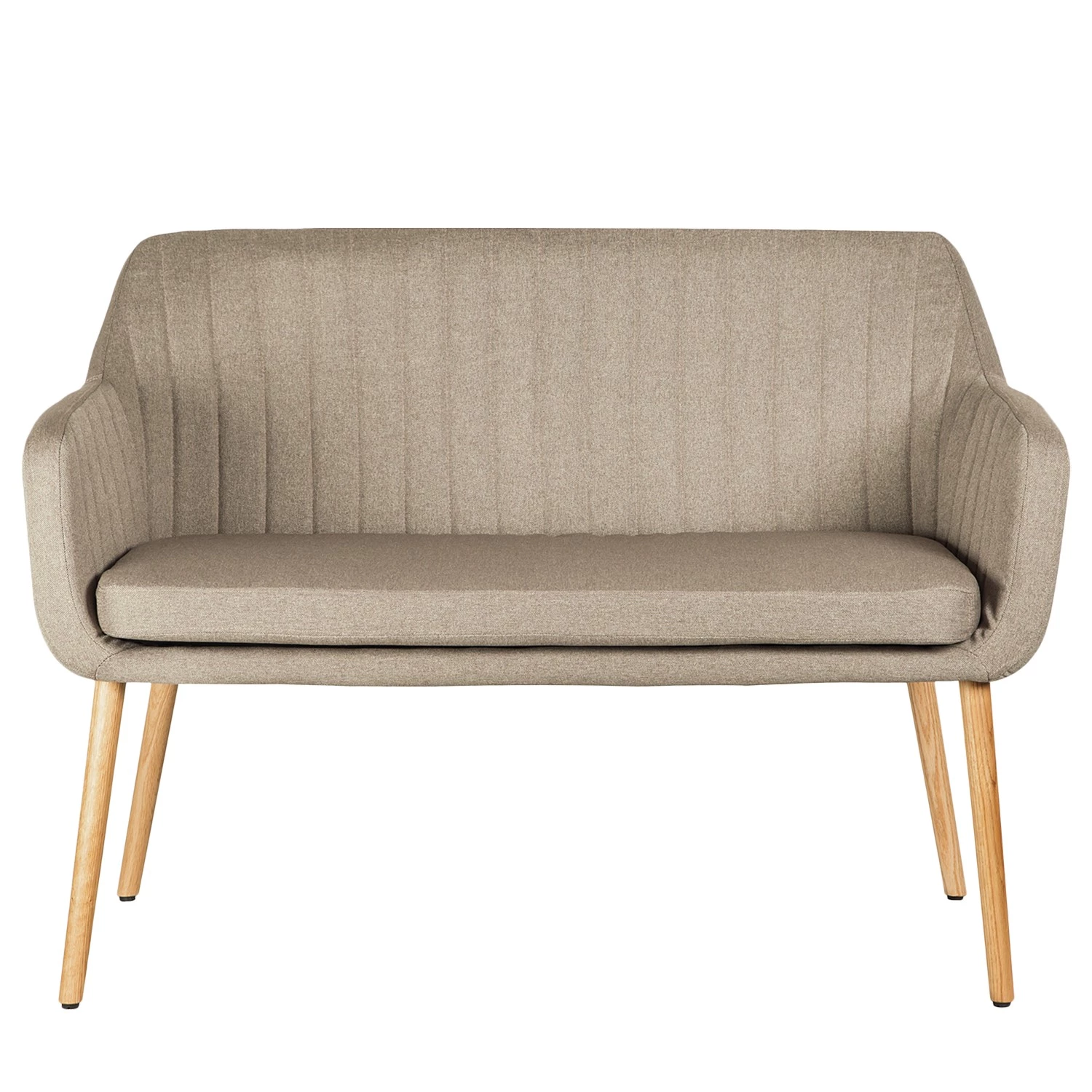 Mørteens Banquette Leedy - Chêne massif - Chêne - Beige chiné 5 Mørteens Banquette Leedy - Chêne massif - Chêne - Beige chiné – Image 3