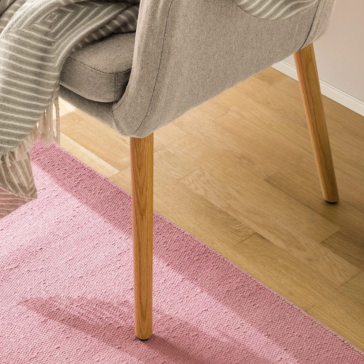 Mørteens Banquette Leedy - Chêne massif - Chêne - Beige chiné 10 Mørteens Banquette Leedy - Chêne massif - Chêne - Beige chiné – Image 8