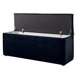 Coffre de lit Kinx - Velours - Bleu marine -Bancs Soldes Boutique 1000124205 180905 10222222 GALLERYIMAGES P000000001000124205