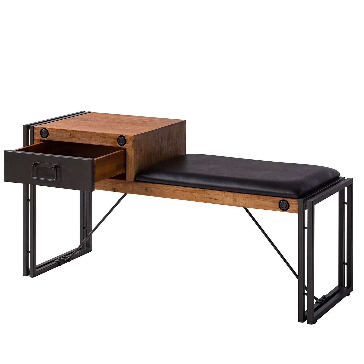 Ars manufacti Banc d’entrée Manchester - Acacia massif / Métal - Acacia / Anthracite 10 Ars manufacti Banc d’entrée Manchester - Acacia massif / Métal - Acacia / Anthracite – Image 8