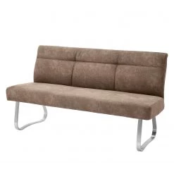 Loftscape Banc Aracala - Imitation cuir - Marron