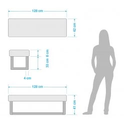 Norrwood Bout de lit Feda I - Tissu - Jaune moutarde -Bancs Soldes Boutique 1000135341 181026 11441115 GALLERYIMAGES P000000001000135341