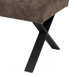 Loftscape Blanc Clyde II - Microfibre / Acier - Taupe vintage / Anthracite -Bancs Soldes Boutique 1000138394 201204 14524100003 DETAILS P000000001000138394