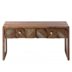 Ars manufacti Banc d’entrée Yao - Acacia massif / Métal - Acacia / Doré -Bancs Soldes Boutique 1000145299 190509 16072000014 GALLERYIMAGES P000000001000145299