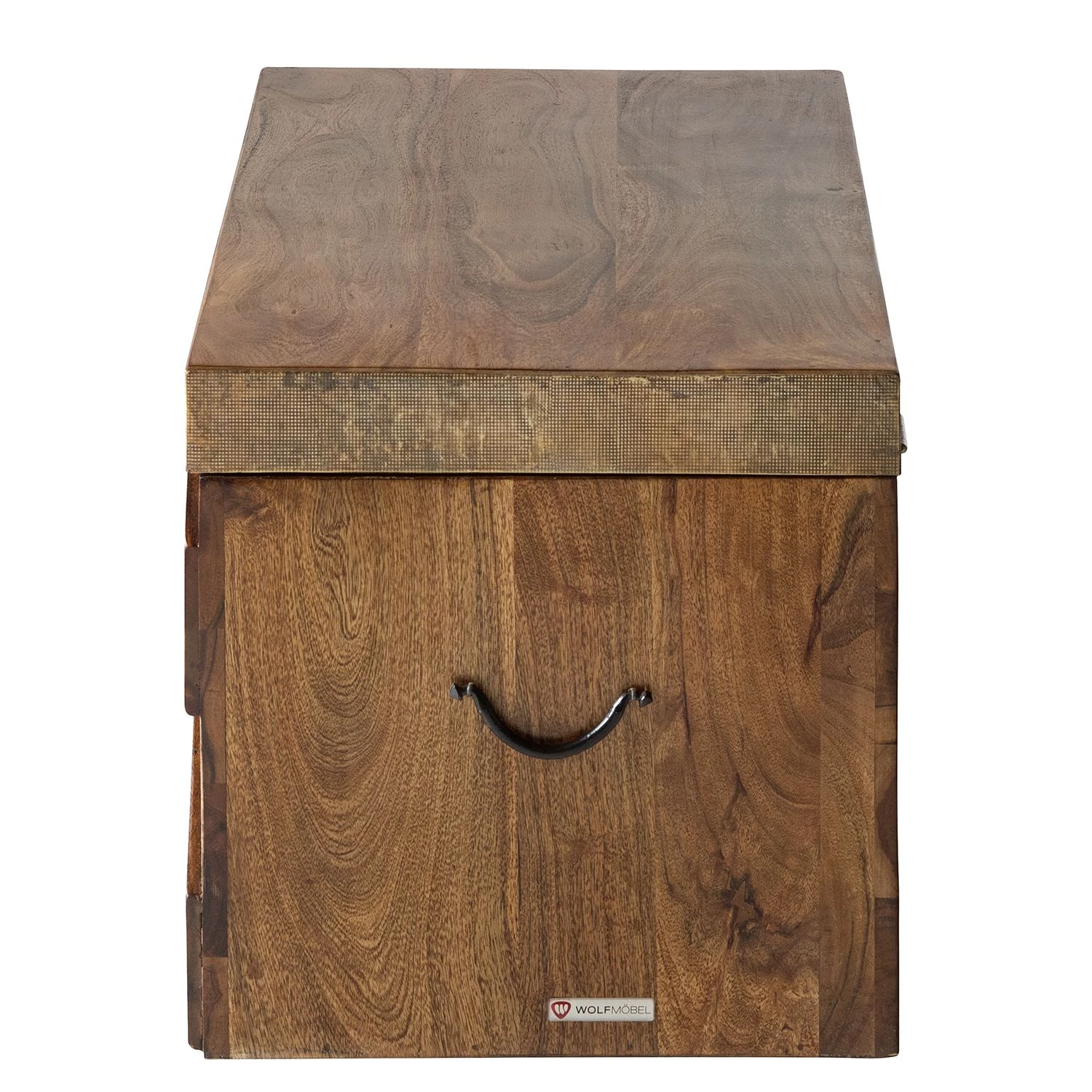 Ars manufacti Coffre Yao - Acacia massif / Métal - Acacia / Doré 6 Ars manufacti Coffre Yao - Acacia massif / Métal - Acacia / Doré – Image 5