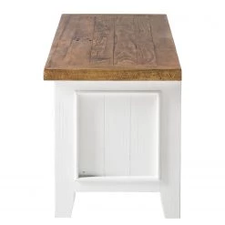 Maison Belfort Banc d’entrée Balignton - Pin massif - Pin / Blanc -Bancs Soldes Boutique 1000148081 211116 124716000108 DETAILS P000000001000148081