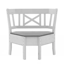 Maison Belfort Élément de banc d’angle Fjord - Pin massif - Epicéa blanc / Epicéa gris