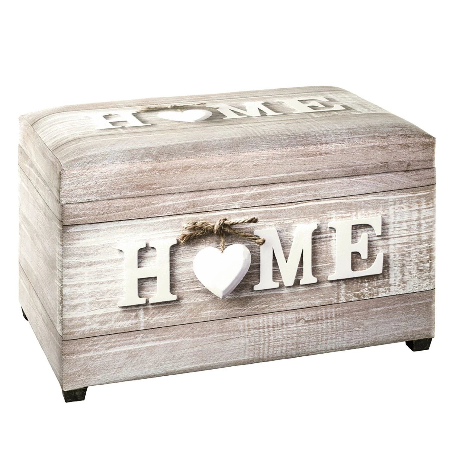 Mooved Coffre Balga - Imitation cuir - Beige / Noir 3 Mooved Coffre Balga - Imitation cuir - Beige / Noir