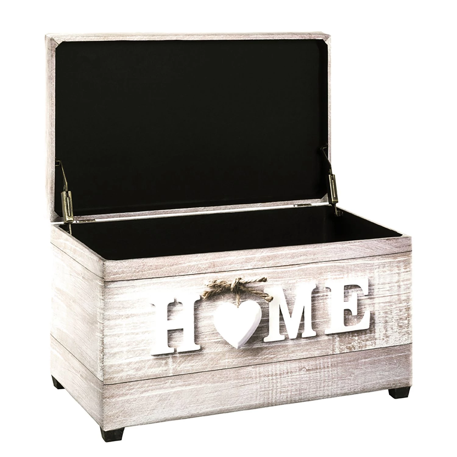 Mooved Coffre Balga - Imitation cuir - Beige / Noir 4 Mooved Coffre Balga - Imitation cuir - Beige / Noir – Image 2