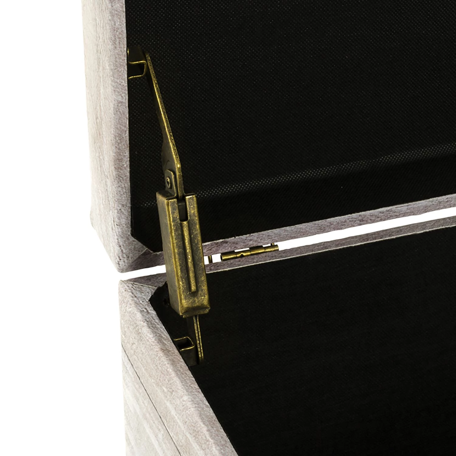 Mooved Coffre Balga - Imitation cuir - Beige / Noir 5 Mooved Coffre Balga - Imitation cuir - Beige / Noir – Image 3