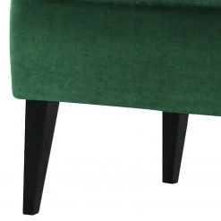 Jack & Alice Banquette Esquina (3 places) - Velours / Pin massif - Vert foncé -Bancs Soldes Boutique 1000155625 190215 09182300030 GALLERYIMAGES P000000001000155625