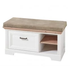 Ridgevalley Banc d’entrée Jasmund - Imitation pin blanc