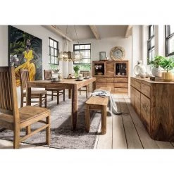 Naturoo Banc Gaspar - Sheesham massif - Largeur : 160 cm -Bancs Soldes Boutique 1000166575 190322 07020400056 MOOD GALLERYIMAGES P000000001000166575 mood