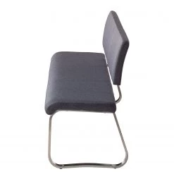 Fredriks Banc Marco II - Tissage à plat / Acier inoxydable - Anthracite / Acier inoxydable - Largeur : 175 cm -Bancs Soldes Boutique 1000169681 200702 13555500051 DETAILS P000000001000169681