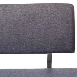 Fredriks Banc Marco II - Tissage à plat / Acier inoxydable - Anthracite / Acier inoxydable - Largeur : 175 cm -Bancs Soldes Boutique 1000169681 200702 13555700055 DETAILS P000000001000169681