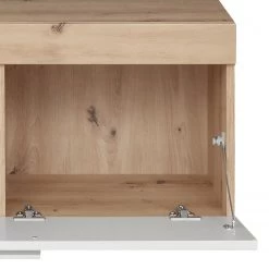 Trendteam Banc d’entrée Amanda - Blanc brillant / Imitiation chêne -Bancs Soldes Boutique 1000180470 190708 11345000010 DETAILS P000000001000180470