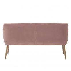 Mørteens Banquette Nicholas III - Velours / Chêne massif - Chêne - Vieux rose / Chêne -Bancs Soldes Boutique 1000183890 191216 15321200010 DETAILS P000000001000183890