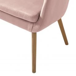 Mørteens Banquette Nicholas III - Velours / Chêne massif - Chêne - Vieux rose / Chêne -Bancs Soldes Boutique 1000183890 191216 15321200013 DETAILS P000000001000183890