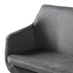 Mørteens Banquette Nicholas IV - Velours / Hévéa massif - Gris foncé / Noir -Bancs Soldes Boutique 1000183891 191216 15321200020 DETAILS P000000001000183891