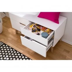 Mørteens Banc d’entrée Tenabo - Partiellement en chêne massif - Blanc / Chêne -Bancs Soldes Boutique 1000184275 200120 17231100022 DETAILS P000000001000184275