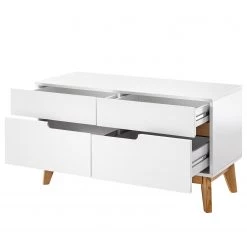 Mørteens Banc d’entrée Tenabo - Partiellement en chêne massif - Blanc / Chêne -Bancs Soldes Boutique 1000184275 200121 13084100030 DETAILS P000000001000184275