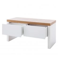 Loftscape Banc d’entrée Mundai - Blanc alpin / Imitation chêne de Wotan -Bancs Soldes Boutique 1000184631 190827 14260500015 DETAILS P000000001000184631