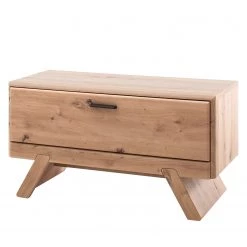 Naturoo Banc d’entrée Coulogne - Imitation planches de chêne / Gris