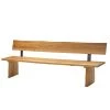 Schösswender Banc avec dossier Oviedo - Chêne sauvage massif - Chêne sauvage - Largeur : 220 cm -Bancs Soldes Boutique 1000191369 191120 16130300004 IMAGE P000000001000191369