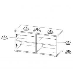 Germania Banc d’entrée Lisbonne - Imitation chêne de Navarra 17 Germania Banc d’entrée Lisbonne - Imitation chêne de Navarra -Bancs Soldes Boutique 1000191497 191016 15234200052 SKETCH DETAILS P000000001000191497 sketch
