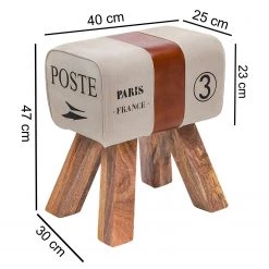 Red Living Banc d’entrée Peabody II - Tissu / Cuir véritable - Beige / Cognac -Bancs Soldes Boutique 1000193772 191219 17284700160 SKETCH DETAILS P000000001000193772 sketch