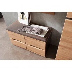 Loftscape Banc d’entrée Moosic - Imitation chêne artisan / Graphite -Bancs Soldes Boutique 1000209789 200430 06441400009 MOOD DETAILS P000000001000209789 mood