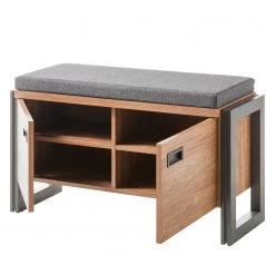 Ars manufacti Banc d’entrée Marton - Imitation chêne Stirling / Anthracite -Bancs Soldes Boutique 1000211531 200424 13264900112 DETAILS P000000001000211531