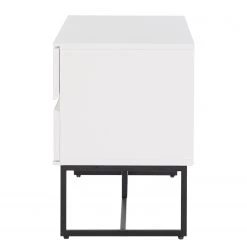 Fredriks Banc d’entrée Zaddy - Blanc mat / Noir -Bancs Soldes Boutique 1000221775 220422 045 DETAILS P000000001000221775