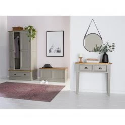 Maison Belfort Coffre Lavalle - Partiellement en pin massif - Pin / Gris clair -Bancs Soldes Boutique 1000224196 210818 13565700006 MOOD DETAILS P000000001000224196 mood