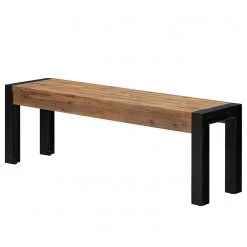 Ars manufacti Banc Urban Industry - Acacia massif / Métal - Acacia / Noir