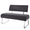 Fredriks Banquette Oxhill - maille fin / Acier - Anthracite / Chrome -Bancs Soldes Boutique 1000224872 201016 12354600105 IMAGE P000000001000224872