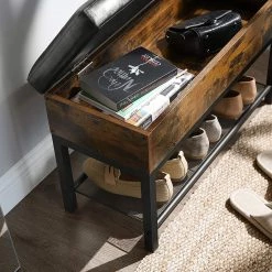 Red Living Banc d’entrée Buxhall - Imitation cuir / Métal - Noir / Marron 18 Red Living Banc d’entrée Buxhall - Imitation cuir / Métal - Noir / Marron -Bancs Soldes Boutique 1000226161 200921 14283700460 DETAILS P000000001000226161