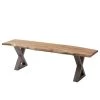 Ars Natura Banc Kapra - Acacia brun - Largeur : 160 cm - Argenté - Forme en X 1 Ars Natura Banc Kapra - Acacia brun - Largeur : 160 cm - Argenté - Forme en X -Bancs Soldes Boutique 1000228073 201210 13060500018 IMAGE P000000001000228073