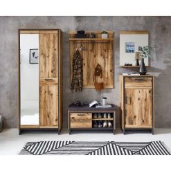 Ridgevalley Banc d’entrée Priay - Imitation mélèze / Graphite -Bancs Soldes Boutique 1000229058 200819 06324200003 MOOD DETAILS P000000001000229058 mood