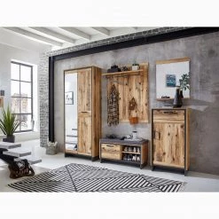 Ridgevalley Banc d’entrée Priay - Imitation mélèze / Graphite -Bancs Soldes Boutique 1000229058 200819 06325300004 MOOD DETAILS P000000001000229058 mood