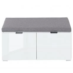 Loftscape Banc d’entrée Gila - Verre - Blanc / Gris -Bancs Soldes Boutique 1000242934 210121 11455600010 DETAILS P000000001000242934